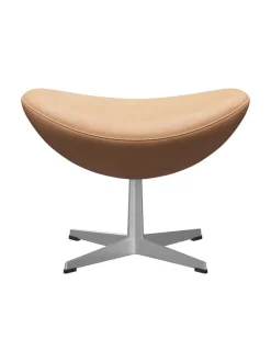 3127 Fodskammel til Ægget af Arne Jacobsen læder