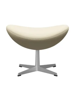 3127 Fodskammel til Ægget af Arne Jacobsen læder