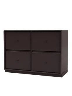 4124 kommode inkl. hjul fra Montana