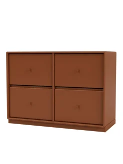 4124 kommode inkl. hjul fra Montana