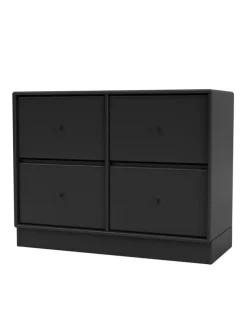 4124 kommode inkl. hjul fra Montana