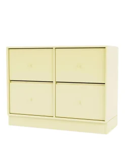 4124 kommode inkl. hjul fra Montana