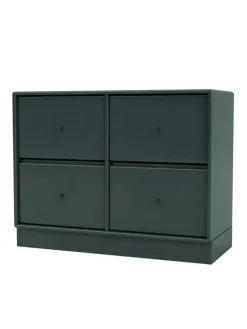 4124 kommode inkl. hjul fra Montana