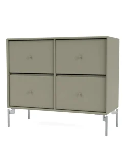 4124 kommode inkl. hjul fra Montana