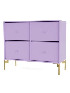 4124 kommode inkl. hjul fra Montana