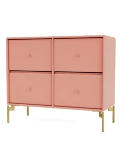 4124 kommode inkl. hjul fra Montana