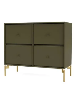 4124 kommode inkl. hjul fra Montana