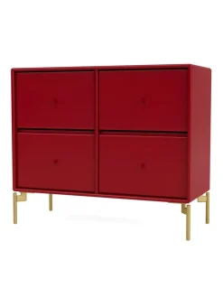 4124 kommode inkl. hjul fra Montana