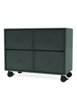 4124 kommode inkl. hjul fra Montana