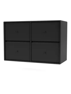 4124 kommode inkl. hjul fra Montana