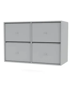 4124 kommode inkl. hjul fra Montana