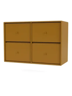 4124 kommode inkl. hjul fra Montana