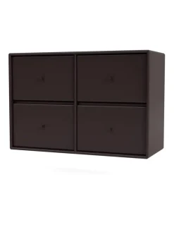 4124 kommode inkl. hjul fra Montana