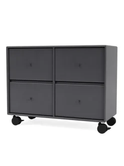 4124 kommode inkl. hjul fra Montana