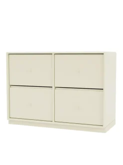 4124 kommode inkl. hjul fra Montana