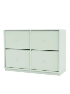 4124 kommode inkl. hjul fra Montana