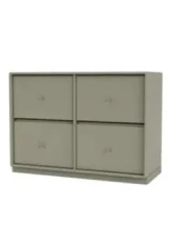 4124 kommode inkl. hjul fra Montana