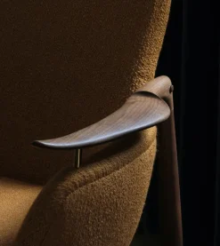 53 Lænestol, eg klar olie af Finn Juhl