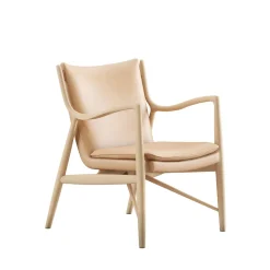 45 Lænestol, eg klar olie af Finn Juhl