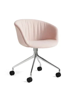 About a Chair AAC52 Forsidepolstret, hvid skal fra Hay