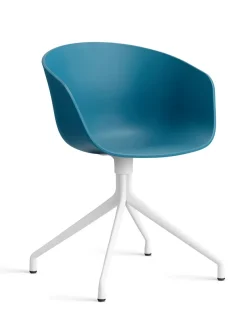 About a Chair AAC52 Forsidepolstret, hvid skal fra Hay