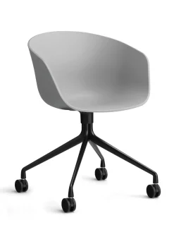 About a Chair AAC52 Forsidepolstret, hvid skal fra Hay