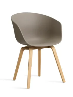 About a Chair AAC22 forsidepolstret, hvid skal fra Hay