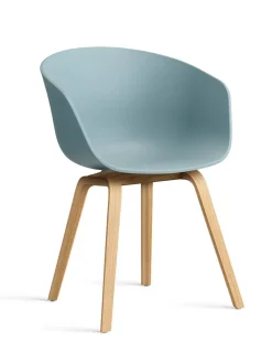 About a Chair AAC22 forsidepolstret, hvid skal fra Hay