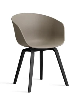 About a Chair AAC22 forsidepolstret, hvid skal fra Hay