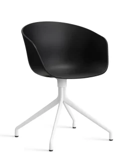 About a Chair AAC52 Forsidepolstret, sort skal fra Hay