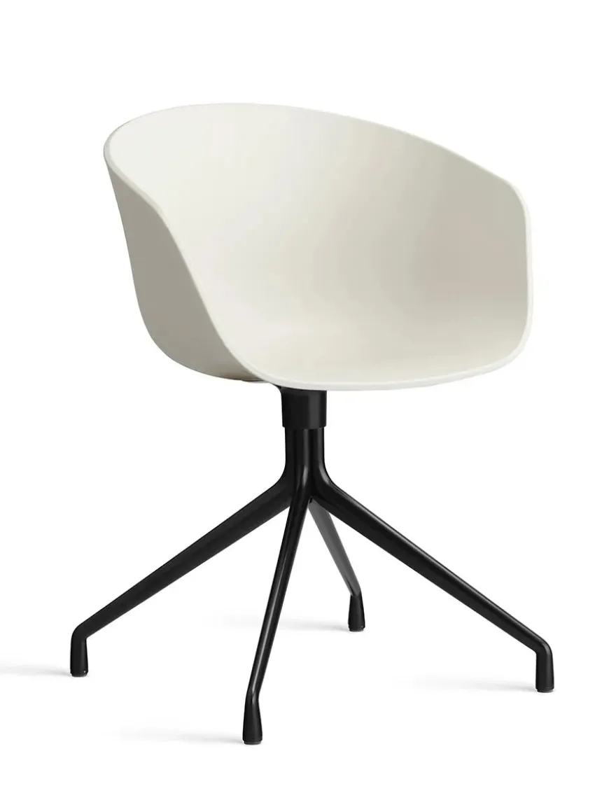 About a Chair AAC52 Forsidepolstret, sort skal fra Hay