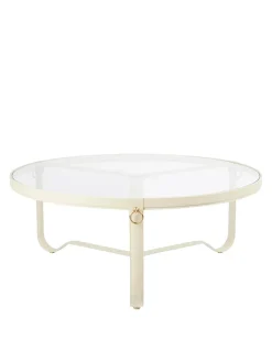 Adnet Coffee Table Ø100 cm, cream fra GUBI