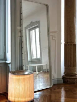 Adnet Wall Mirror 70 x 180 cm, cream fra GUBI