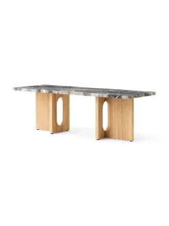 Androgyne Lounge Table, Calacatta Viola / Wood fra Audo Copenhagen