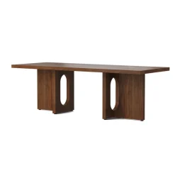 Androgyne Lounge Table, Kunis Breccia / Wood fra Audo Copenhagen