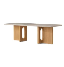 Androgyne Lounge Table, Wood fra Audo Copenhagen