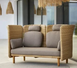 Arch Armlæn/ryglæn, høj fra Cane-line