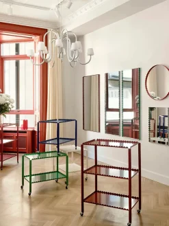 Arcs Mirror Round, red fra Hay