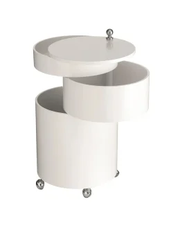 Barboy Sidebord, lilac grey af Verner Panton