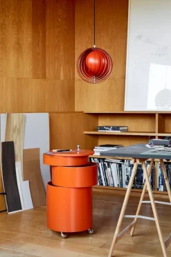 Barboy Sidebord, lilac grey af Verner Panton