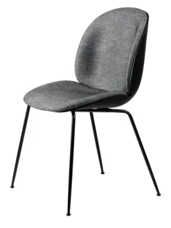 Beetle Chair, forsidepolstret, sort skal fra GUBI