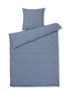 Bæk & Bølge Sengetøj, mørk blå fra Juna