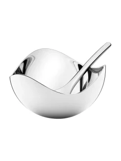 Bloom saltkar med ske fra Georg Jensen