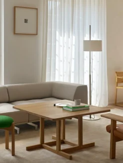 BM80 Shaker sofabord, firkantet af Børge Mogensen