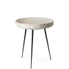 Bowl table coffee waste grey fra Mater