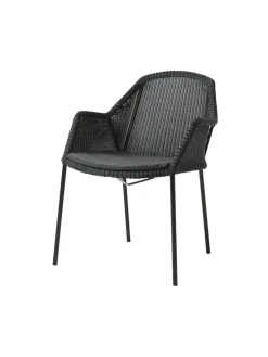 Breeze Havestol m. Armlæn, stabelbar fra Cane-line