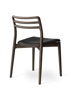 Cabin Stol med lædersæde fra Vipp