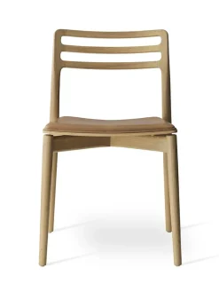 Cabin Stol med lædersæde fra Vipp