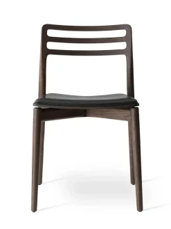 Cabin Stol med lædersæde fra Vipp