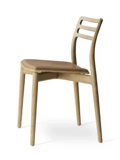 Cabin Stol med lædersæde fra Vipp